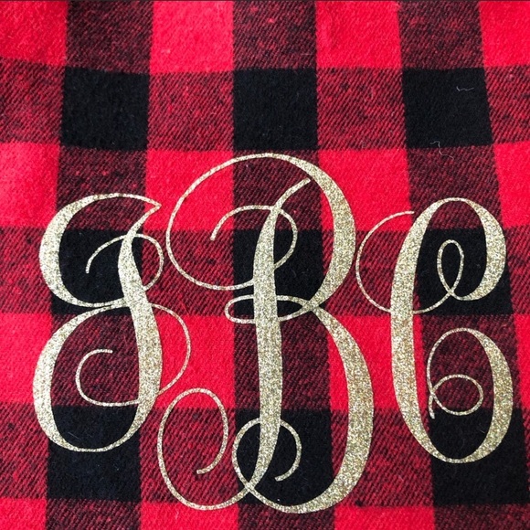 Buffalo check custom bag w/zipper tassels - Picture 6 of 10